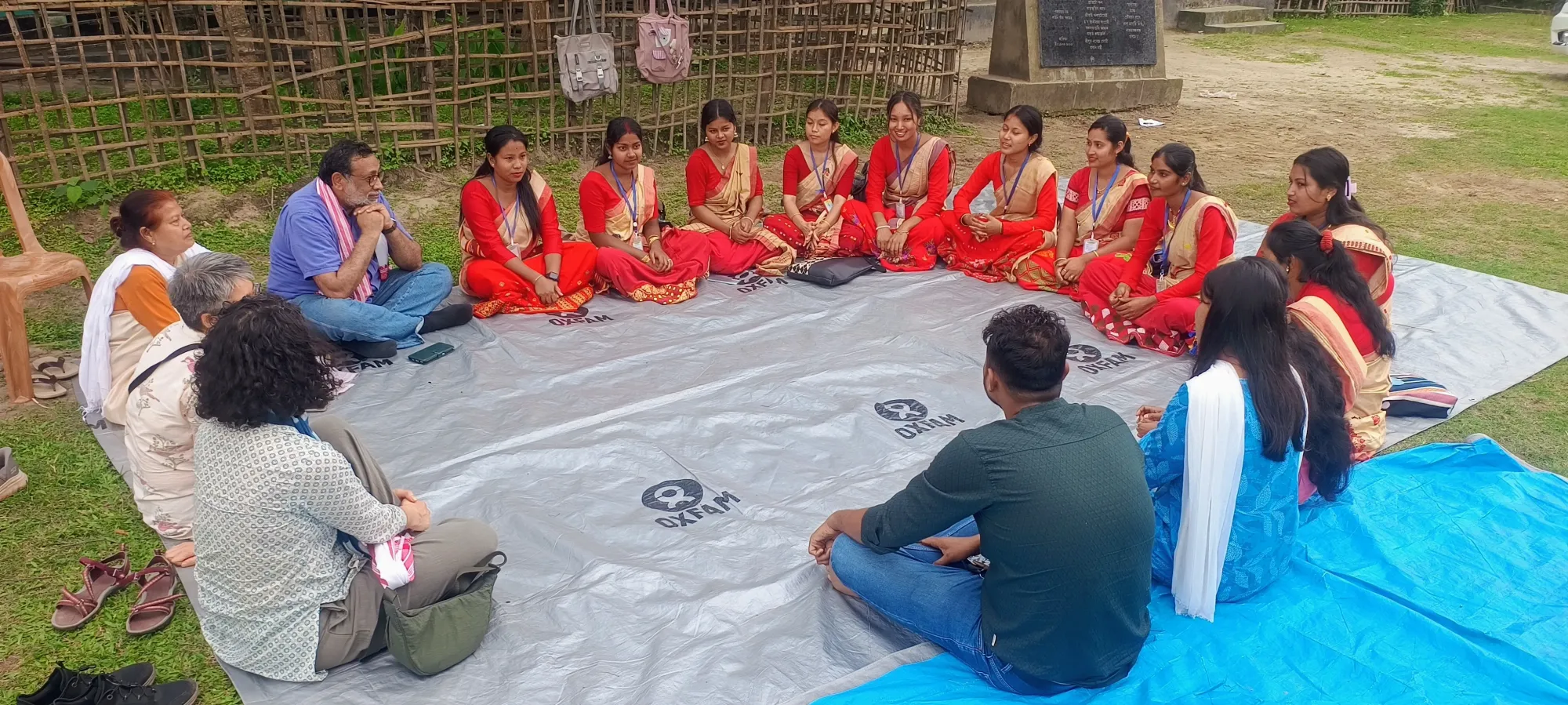 Women receiving support